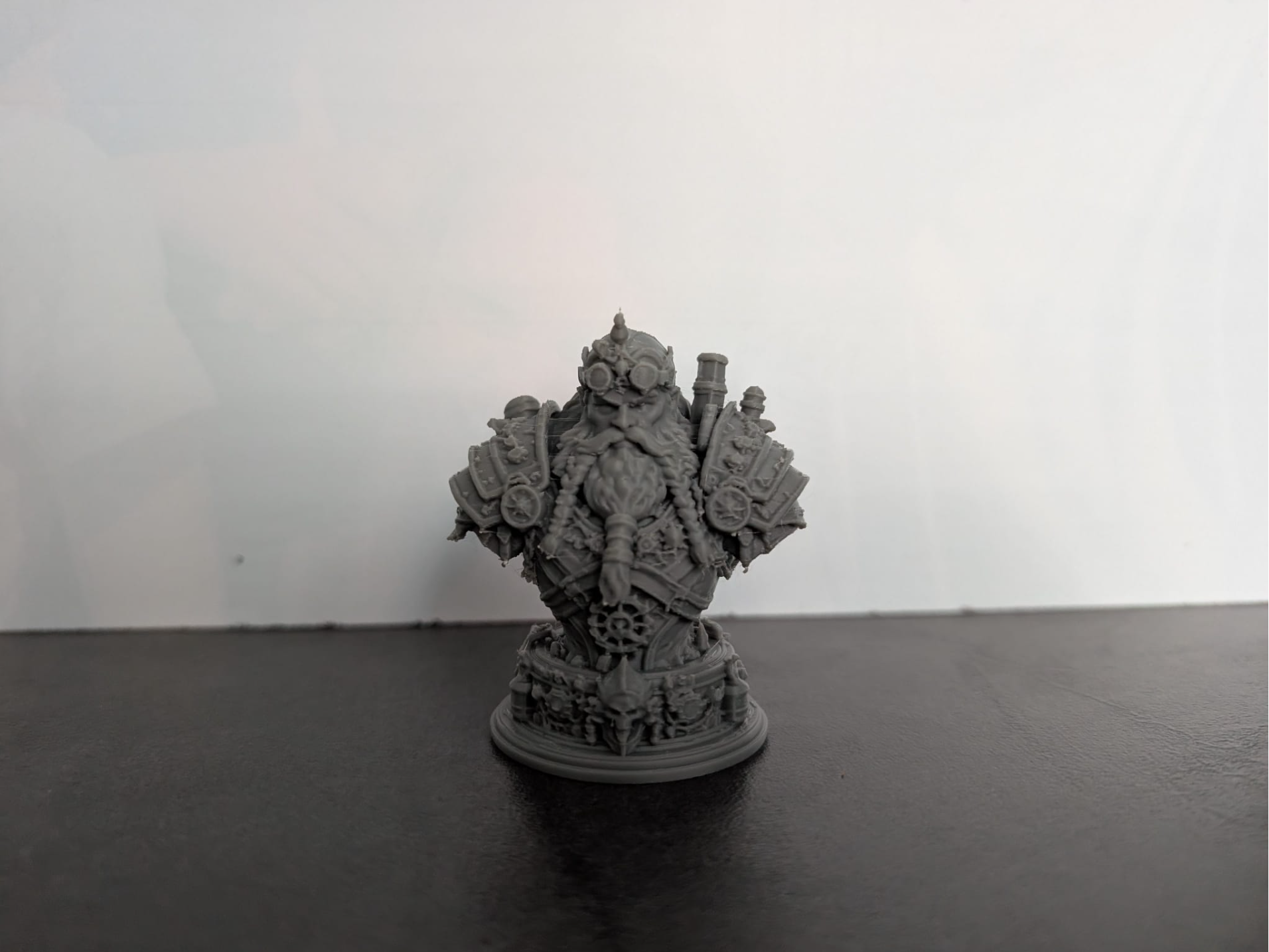 Steampunk Dwarf Engineer Bust