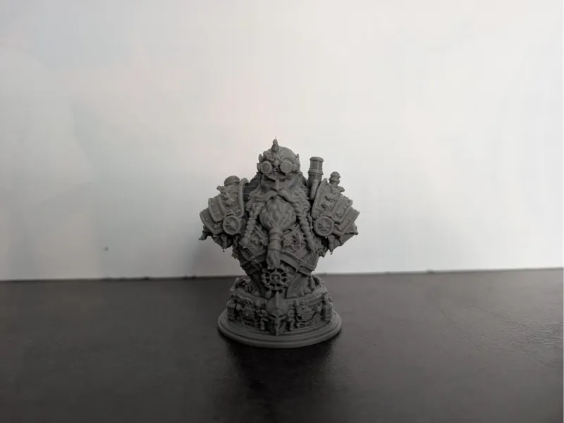 Steampunk Dwarf Engineer Bust