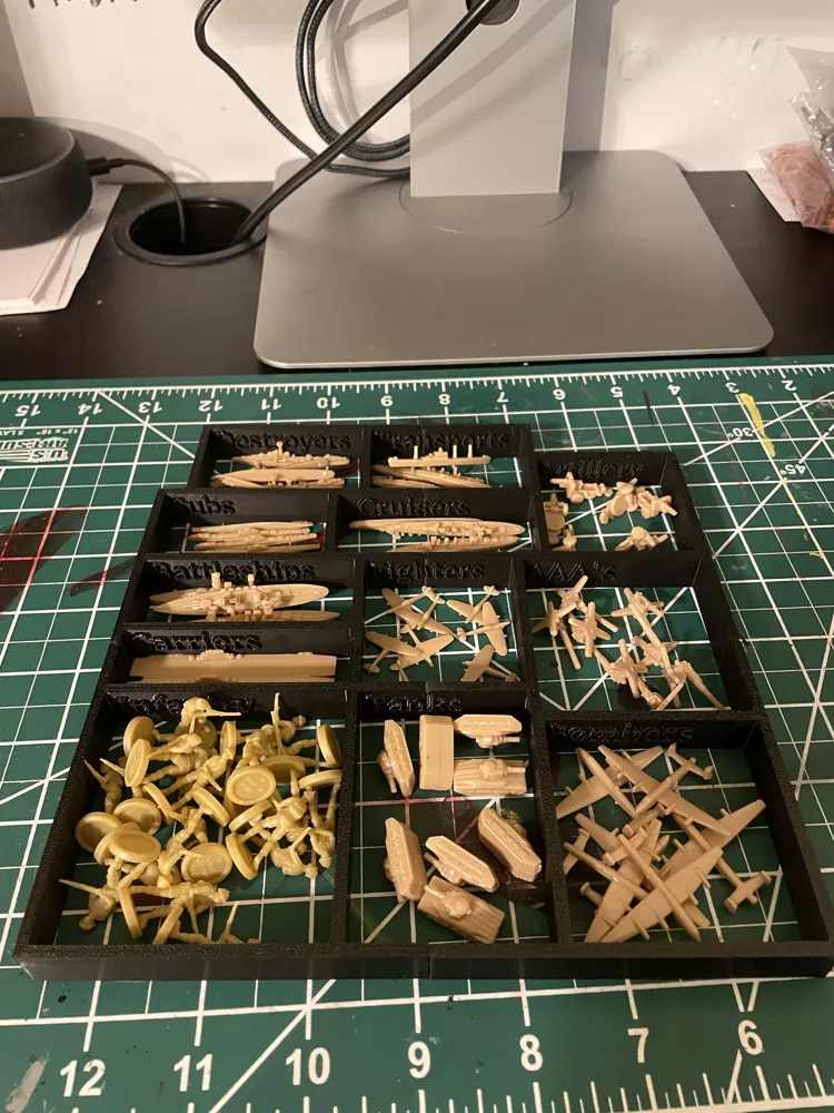 Axis and Allies 1942 Army Organizer - Free 3D Print Model - MakerWorld