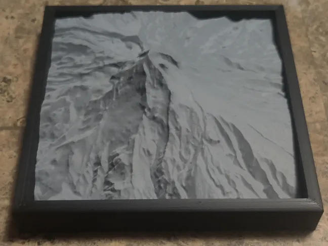 Mt. Hood 3D Map (Topographical)
