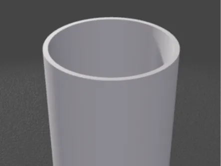Cylindrical vase