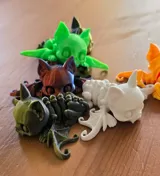Артикулиран ключодържател Skeletal Bat