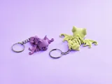 Артикулиран ключодържател Skeletal Bat
