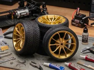Porsche 991 GT3 - 1/10 RC Wheels & Tires Set