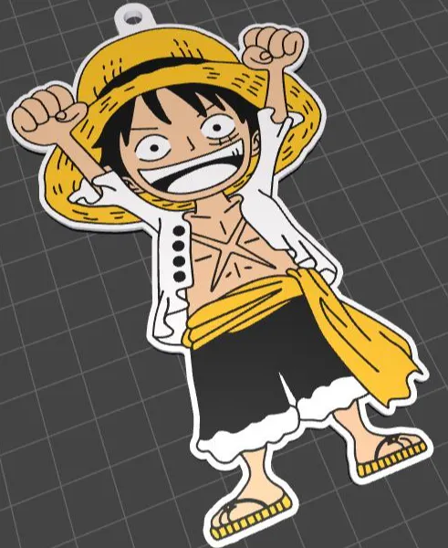 Luffy Keychain