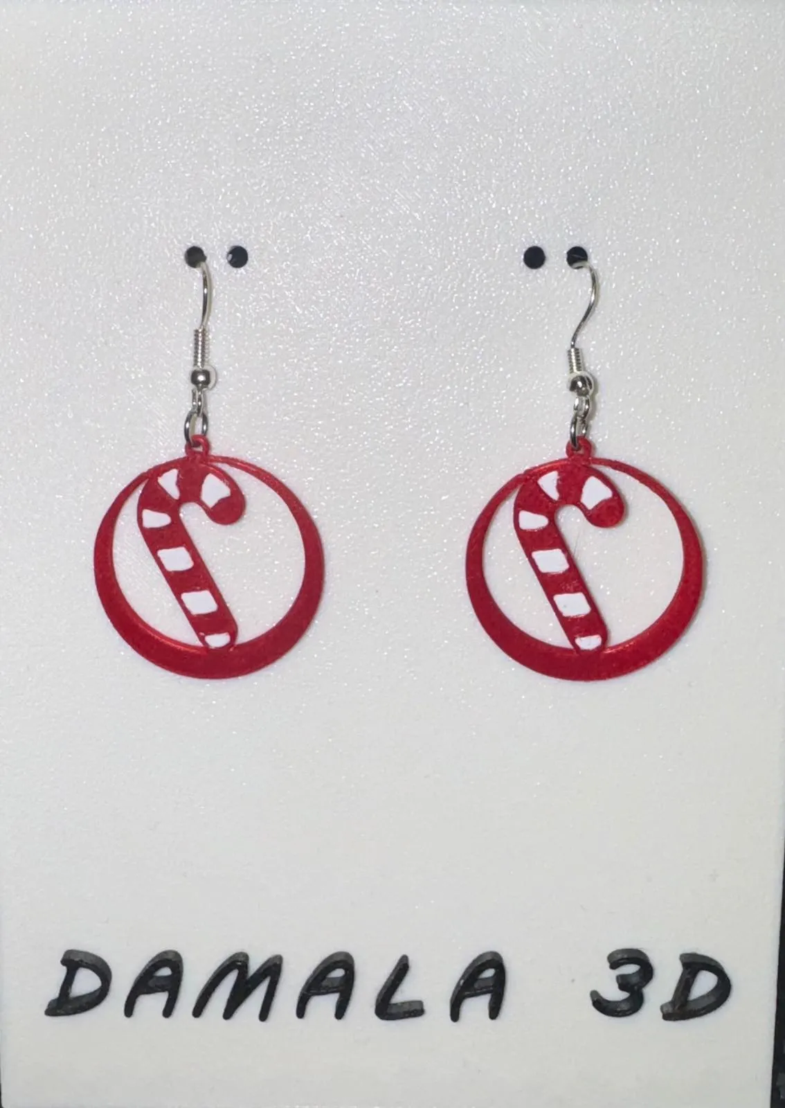 PENDIENTES BASTON NAVIDAD view 2