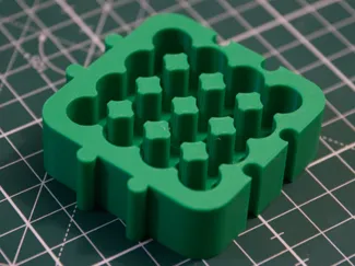 Modular AAA battery organiser