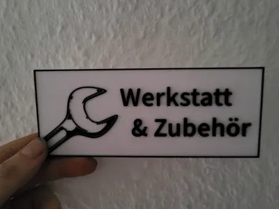 Workshop Service Sign