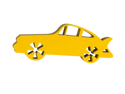 Keychain Porsche 911 Carrera RS