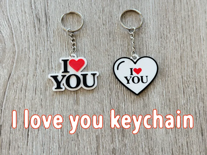 I love you keychain