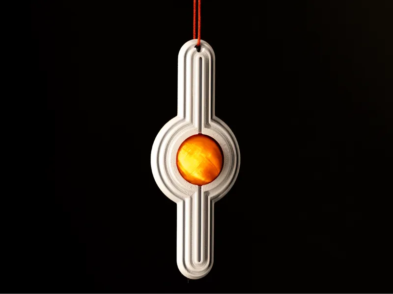 Art Deco Ornament | Retro-Modern Christmas Decor