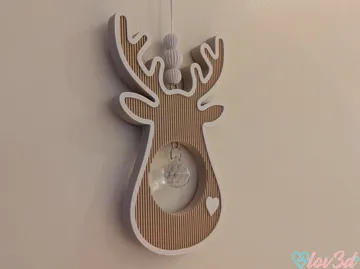 Letrero o emblema decorativo: Boho Elk Crystal Sun Catcher — vista de referencia 4