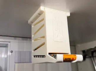 Mounted battery dispencer for AA and AAA