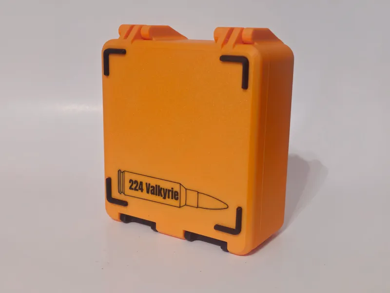 224 Valkyrie Ammo Box - 100 Round - Stackable