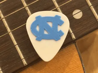 University of North Carolina Guitar Pick