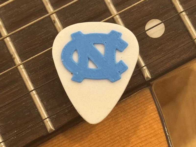 University of North Carolina Guitar Pick