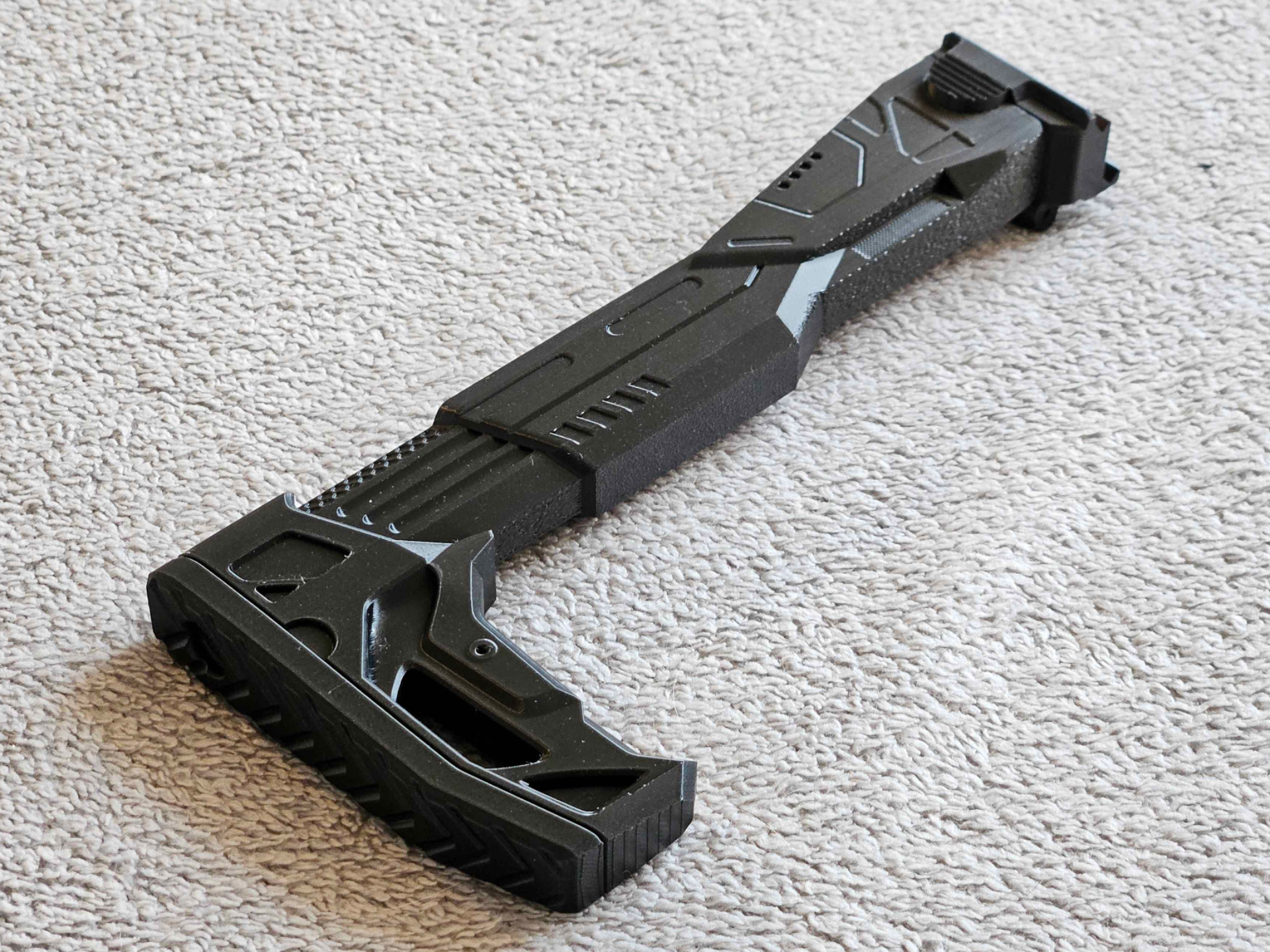 Custom Buzzard Airsoft Picatinny Folding Stock 3D model