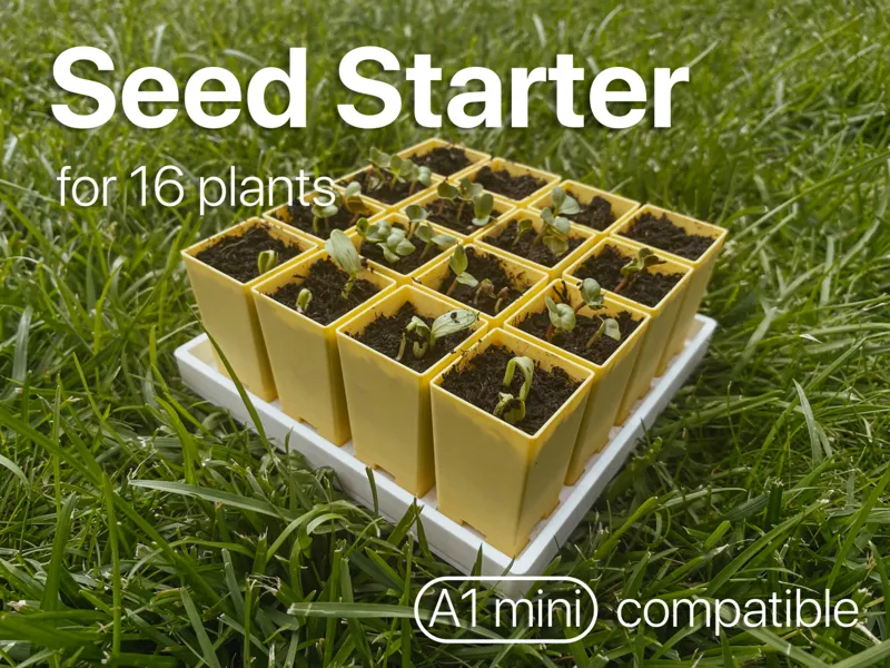 Seed Starter with Modular Plant Pots