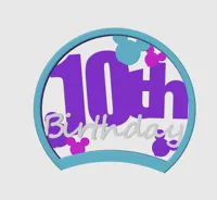 10th Birthday - 5 Magnet Ear