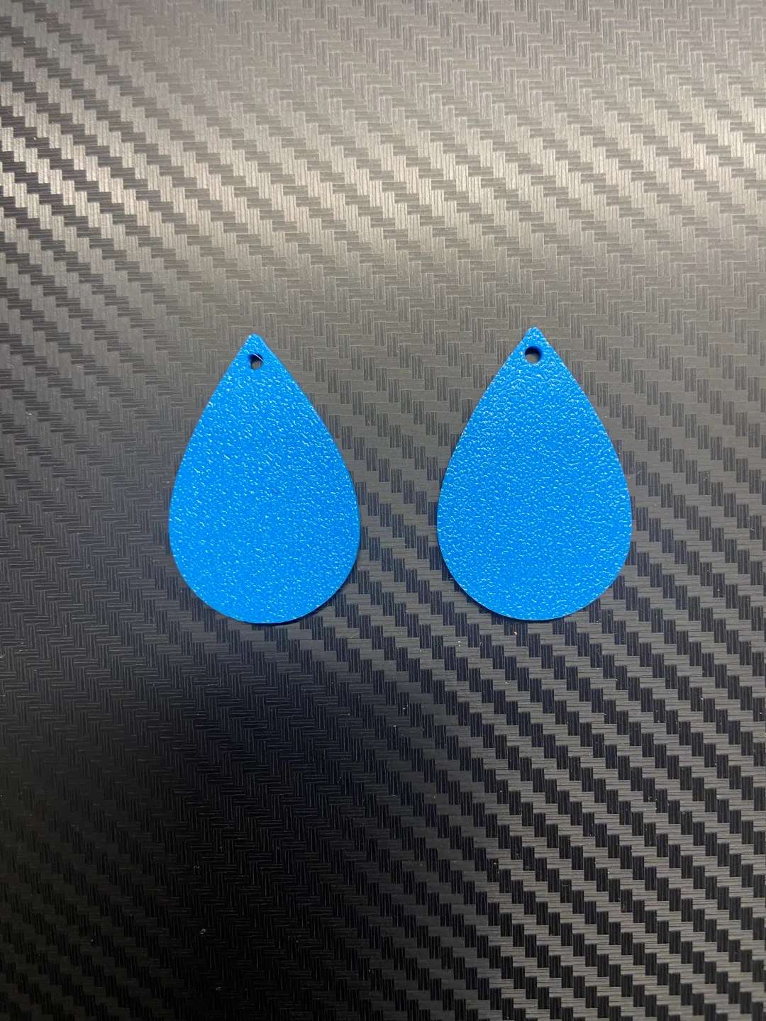 raindrop earrings or tear drop view 2