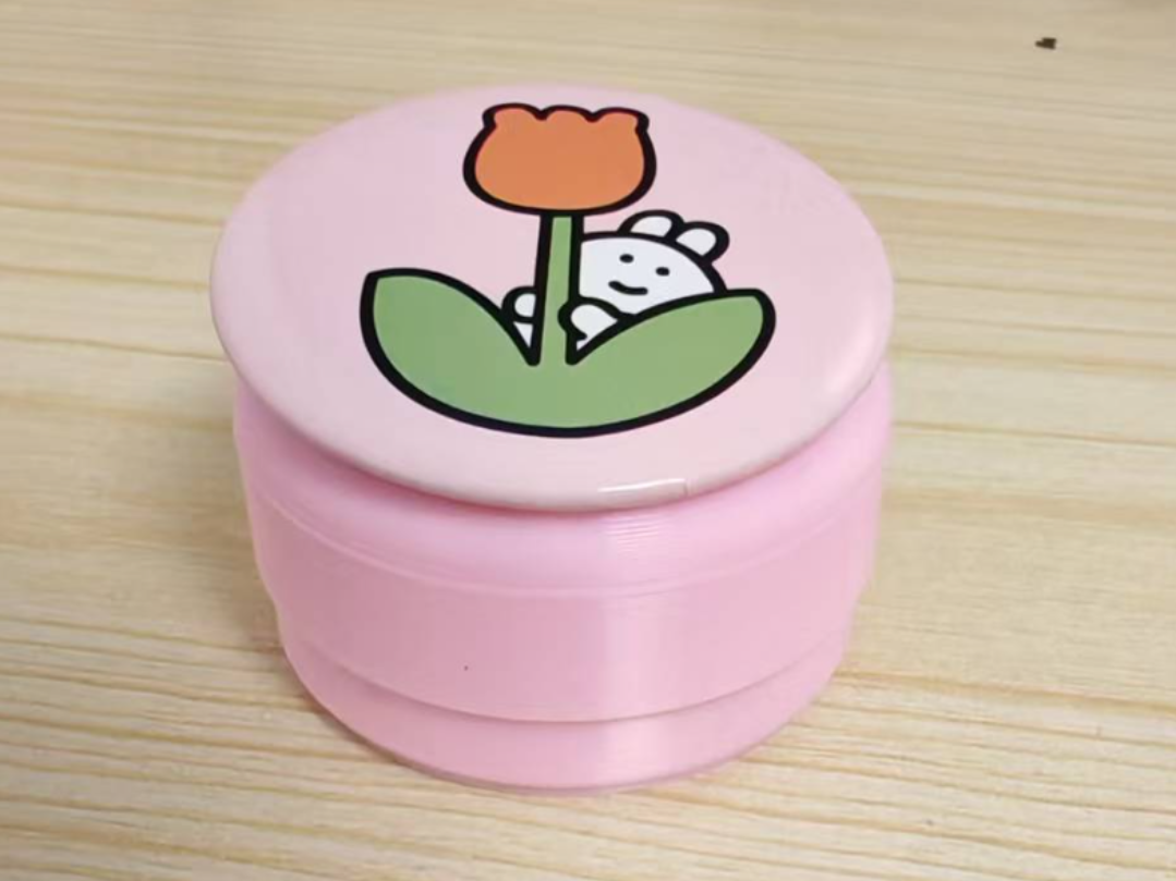 Miniatura 1 do modelo 3D 插上自己的吧唧，做自己喜欢的叠叠乐拼豆铲+立豆盒【多尺寸版】