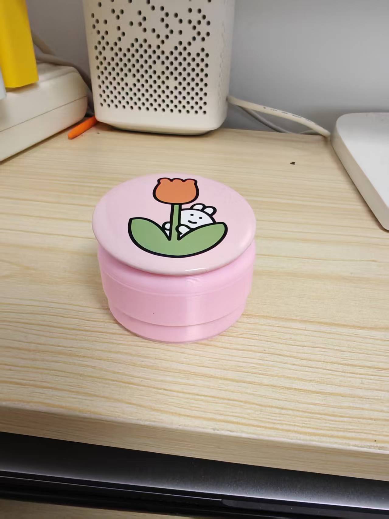 Miniatura 2 do modelo 3D 插上自己的吧唧，做自己喜欢的叠叠乐拼豆铲+立豆盒【多尺寸版】