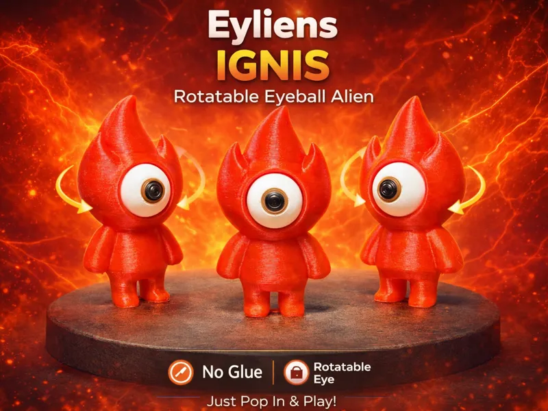 Eyliens Ignis – Rotating Eyeball Alien