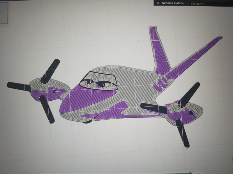 Airplane magnet