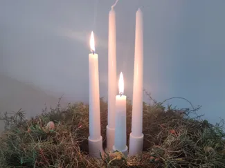 Kerzenhalter Adventskranz