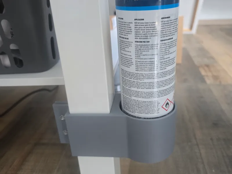 IKEA Lacktisch Sprühdosenhalter