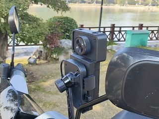 自行车上的行车记录仪