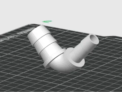 19mm to 12mm elbow hose adaptor