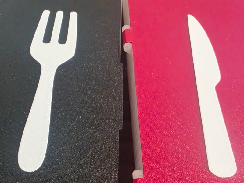 Silueta de cuchara, tenedor y cuchillo