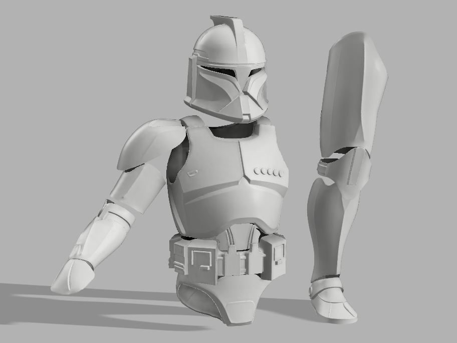Phase 1 Clone Trooper Armor Suit, Wearable Cosplay