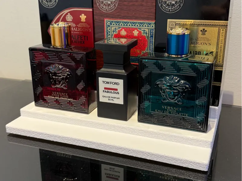Perfume shelf stand