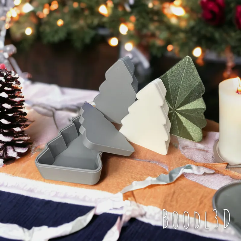 Holiday Tree Box with Snug Lid