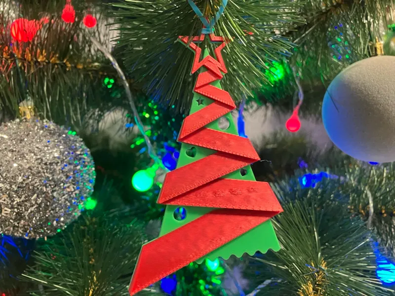 Layered Christmas Tree Ornament