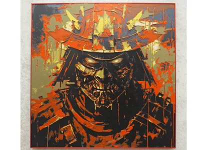 Undead Samurai - Zombie Hueforge