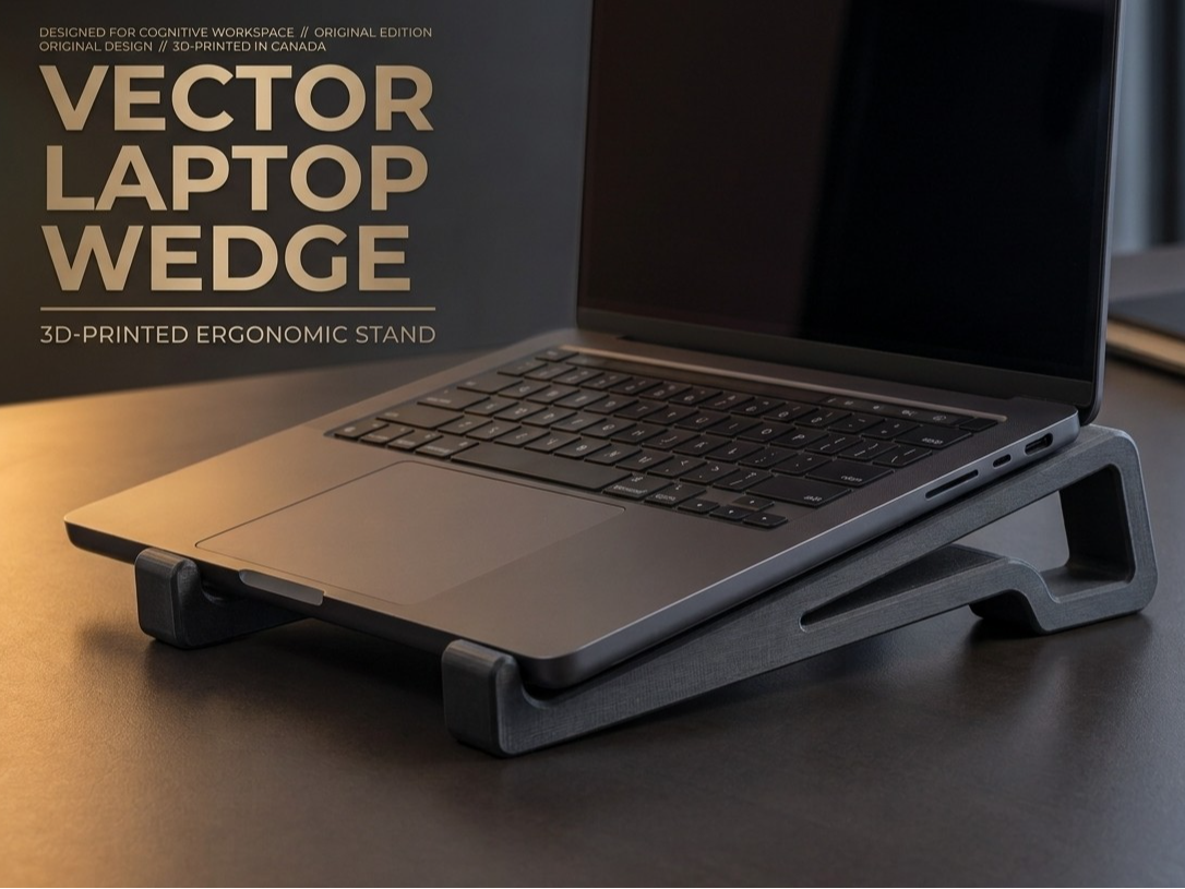 Vector Laptop Wedge 3D model
