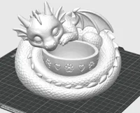 Dragon - White - 0.2mm layer, 2 walls, 5% infill