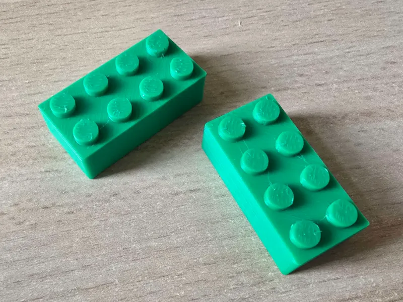 LEG0 compatible Brick 2x4_PLA_No Support needed