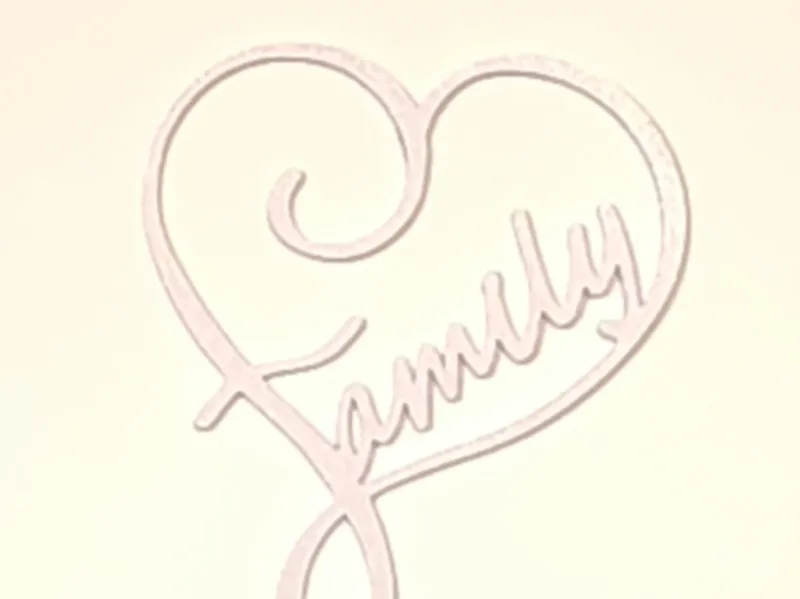 Family Heart Wall Art