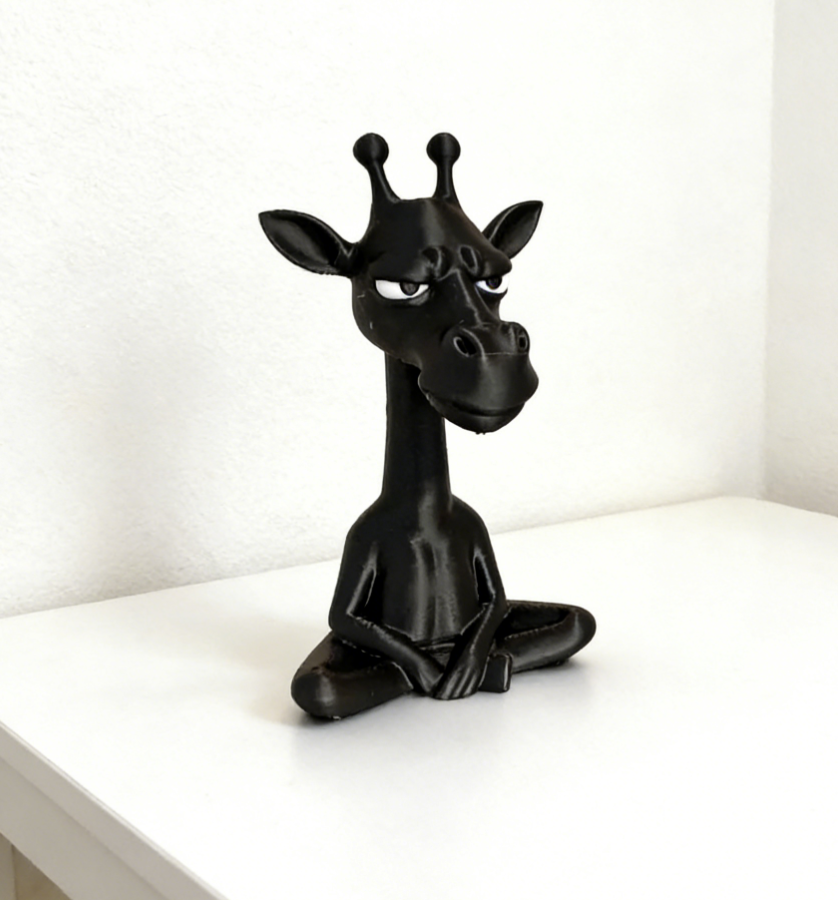 Miniatura 5 do modelo 3D Grumpy Zen Giraffe