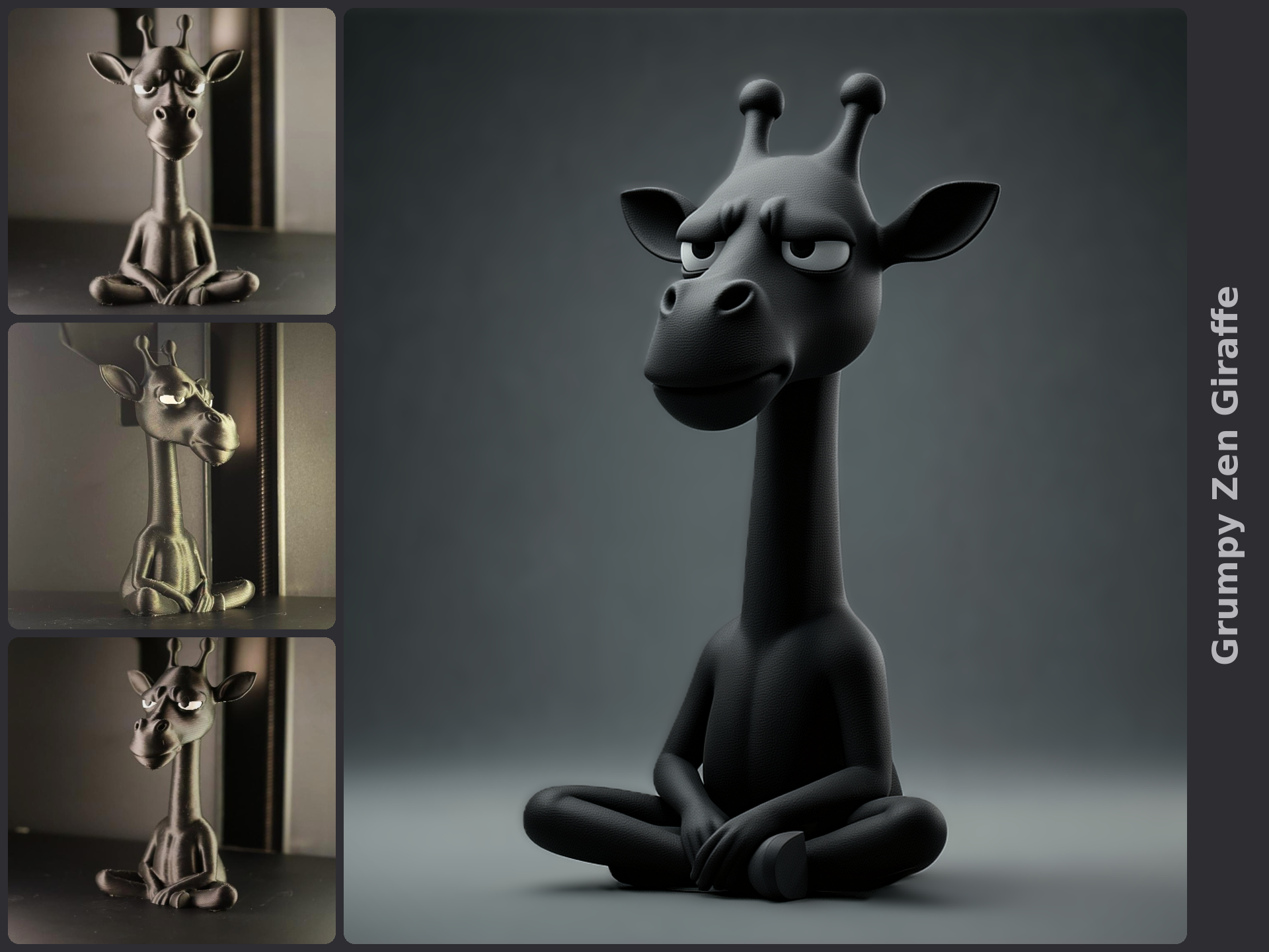 Grumpy Zen Giraffe