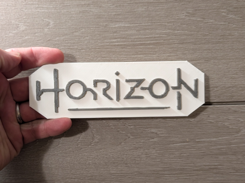 Horizon Aloy logo sign plaque 2-sizes