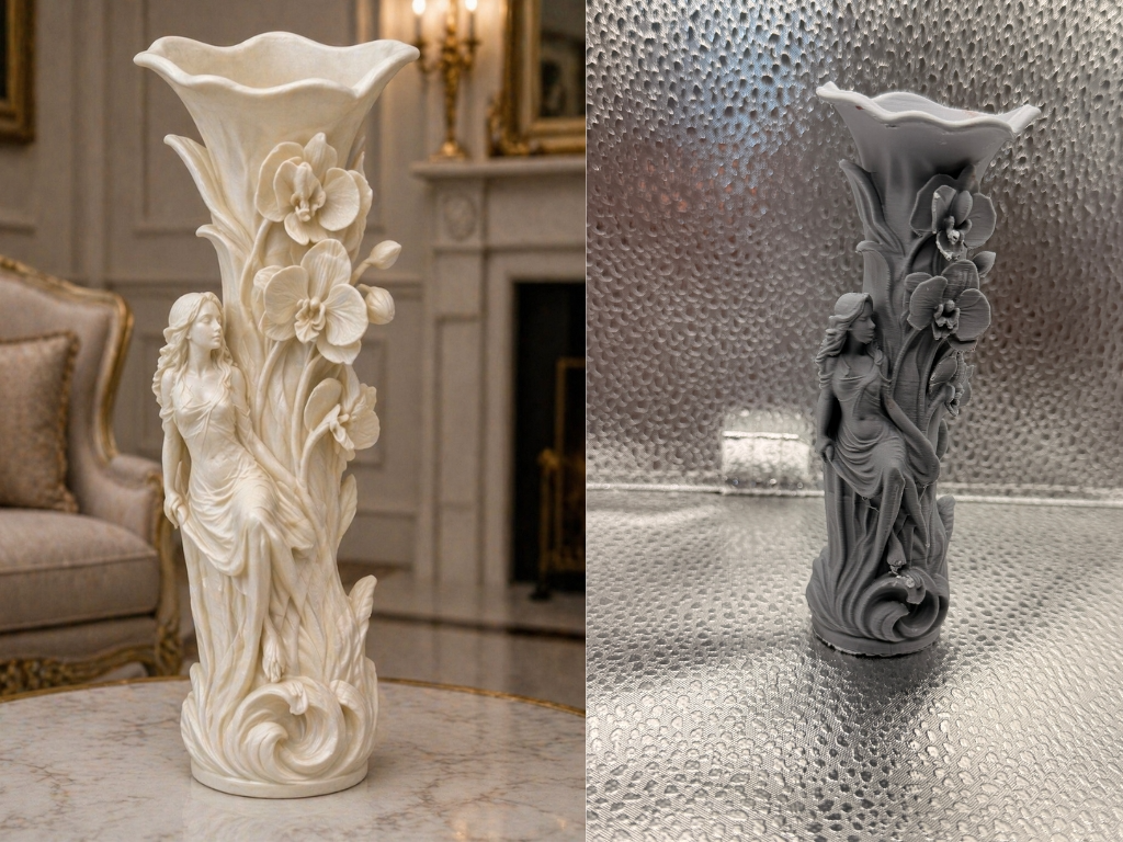 Orchid Grace Fantasy Vase