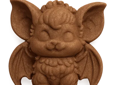 Fluffy Bat, Bath Bomb Mould