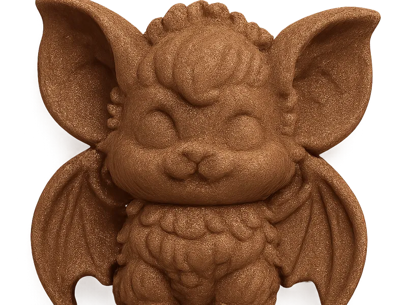Fluffy Bat, Bath Bomb Mould
