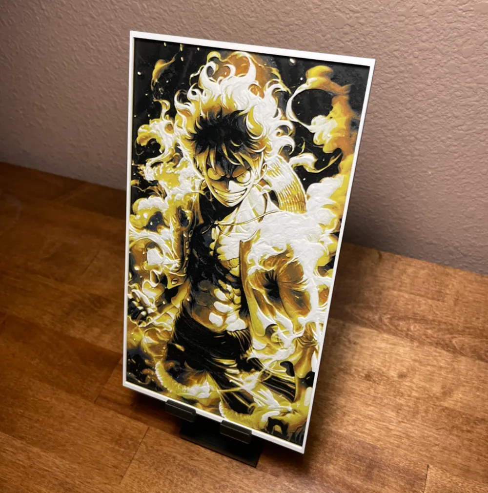 Hueforge - One Piece - Gold Luffy