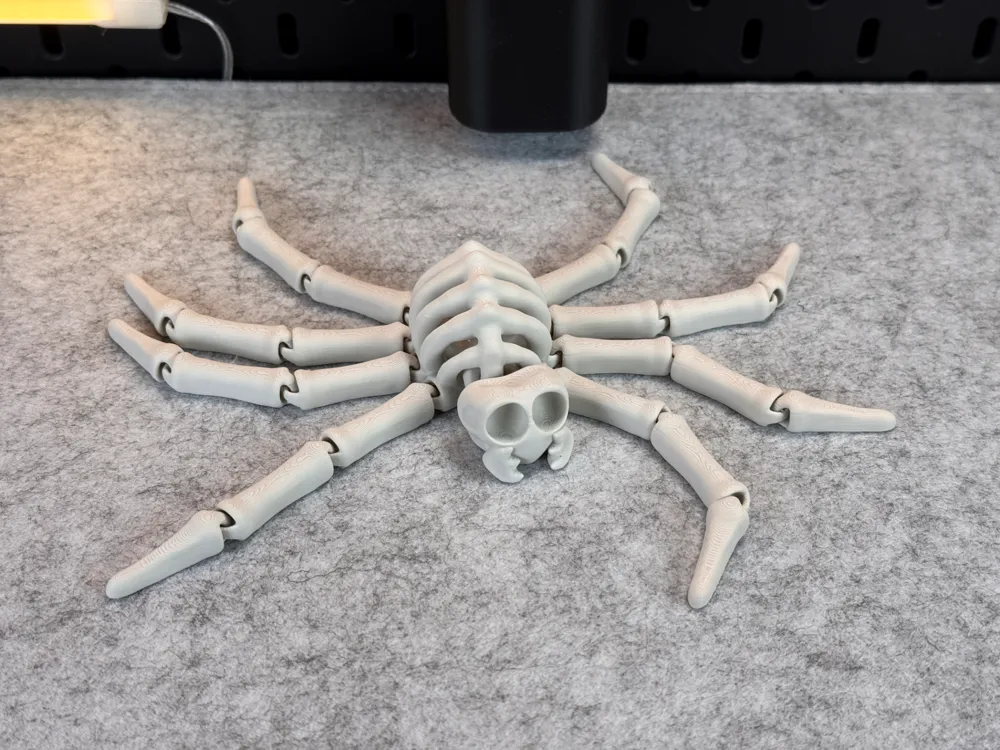 Flexi Skeleton Spider V1 - Free 3D Print Model - MakerWorld
